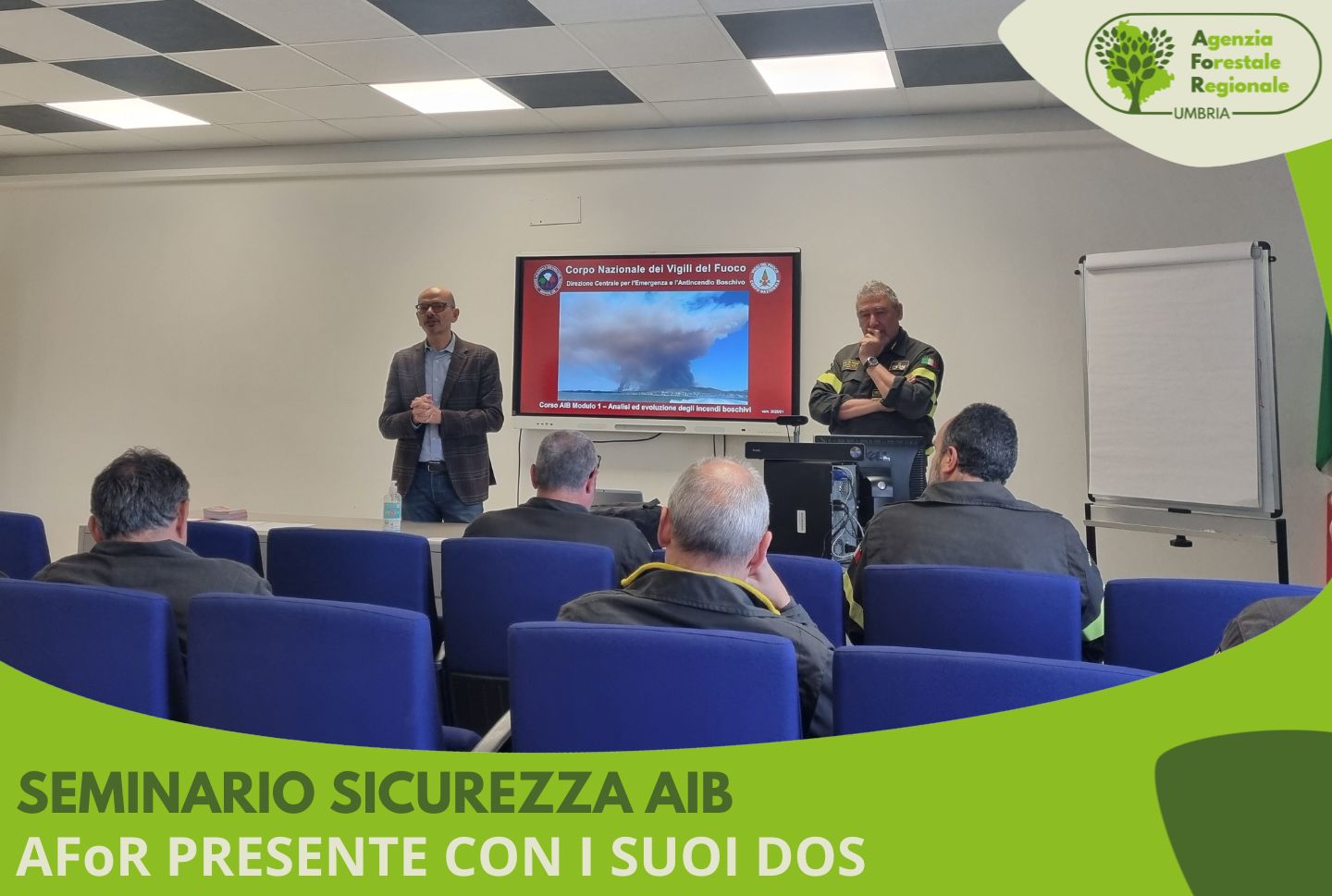 Seminario AIB sicurezza operazioni di spegnimento - AFoR presente con i propri DOS